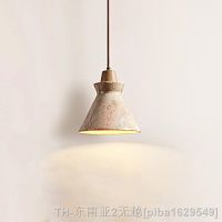 hyfvbujh┇♤ Wabi Decoration Small Lamp Design Stone Restaurant Clothing Store 5W Led Pendent