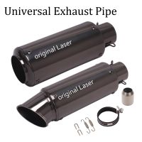 Universal Motorcycle 51mm Exhaust Pipe Modified Muffler Slip On For PCX125 150 XMAX300 250 Z900 S1000R F650GS F700GS DUKE 390