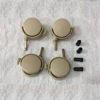 4Pcs 2" Wrap-On Twin Wheel Inserting Pin Caster Castor Baby Kid Bed With Brake Furniture Protectors Replacement Parts