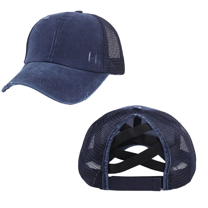 หมวกแก๊ปเบสบอลแฟชั่นของผู้หญิงกีฬาหมวกเบสบอลกลางแจ้งหมวกแก๊ปหมวกแก๊ปแฟชั่นบังแดด-bsy1แบบตาข่าย