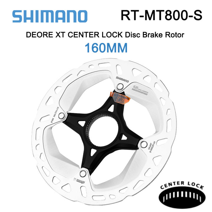 shimano-deore-xt-ศูนย์ล็อคดิสก์เบรกโรเตอร์-mt800-160มิลลิเมตรน้ำแข็งเทคโนโลยี-freeza-ศูนย์ล็อคดิสก์เบรกโรเตอร์-mtb-ถนนโรเตอร์