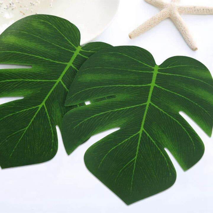 120pcs-leaves-plant-imitation-leaf-hawaiian-luau-jungle-party-table-decorations