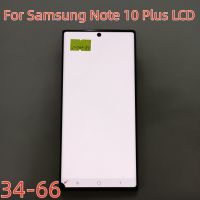 หน้าจอเดิมสำหรับการแสดงผล SAMSUNG Galaxy Note 10 Plus กับกรอบ6.8 "Note10 + SM-N975F/DS N975A N975U จอแสดงผล LCD แบบสัมผัสหน้าจอ