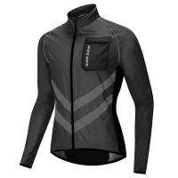 Men Cycling Windbreaker Long Jersey Lightweight Windproof Jacket Water Repellent Bicycle MTB Road Bike Clothing