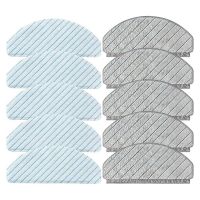 10PCS Wiping Mop Cloth Pads Replacement Parts For DEEBOT OZMO T10/T10 Plus Robot Vacuum Cleaner Accessories Replacement Parts