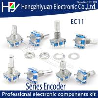 EC11 Half Shaft Plum Axis Rotary Encoder Switch Handle Length 15mm 20mm Full Axis Code Switch Digital Potentiometer With Switchs