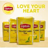 ชา lipton yellow label (ชนิดใบ) มีขนาด 200-400 กรัม