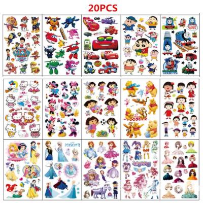 hot！【DT】✈◕▪  20pcs/set Tatuajes Temporales Temporary Tattoos Stickers for Kids Boys Fake Tatoo Tatuaze Dla Dzieci