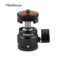 Multi-function Mini Ballhead Ball Head 360° Panorama with Hot Shoe Base 1/4 Inch Screw for Camera DSLR Video Light Microphone