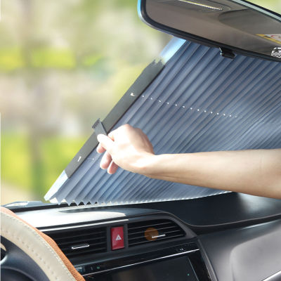 ตัวสะท้อนรังสี UV แบบพับเก็บได้สำหรับรถยนต์ที่บังแดดกระจกหน้ารถฤดูร้อน