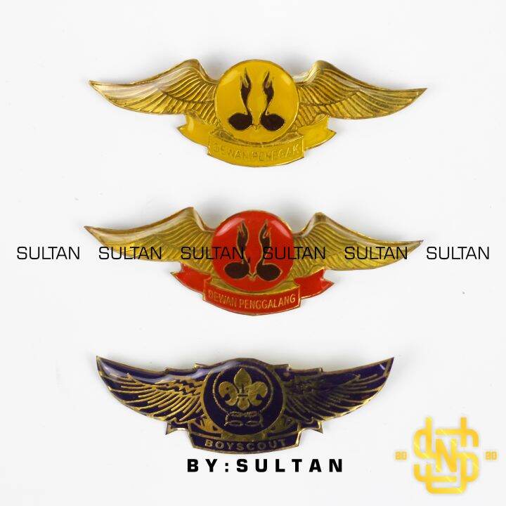 WING DEWAN PRAMUKA Penggalang Penegak Merah Kuning Sayap Tunas Kelapa
