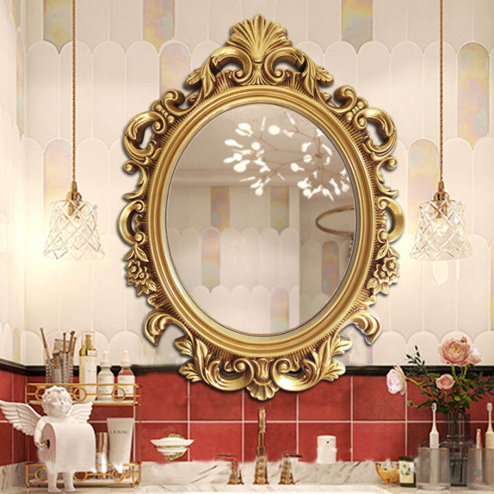 European Style Bathroom Mirror Elliptical Bathroom Mirror Dressing