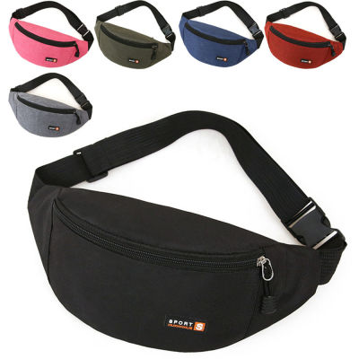 Multifunction Waist Bag Fashion Waist Bag Belt Bag Women Black Waist Bag Crossbody Bag Sport Run Fanny Pack