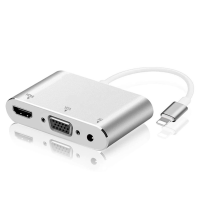 Lightning to  HDTV, VGA and Audio Adapter