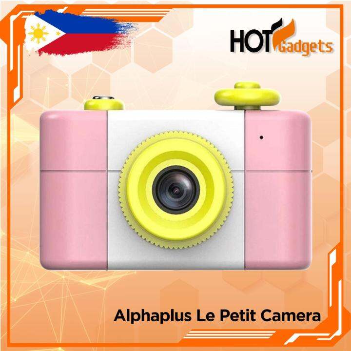 pink and yellow camera