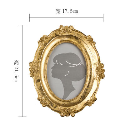 Living room wall decoration frame European style photo frame 6 inch light luxury creative home wall hanging photo frame