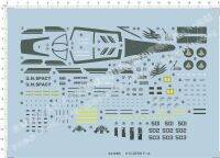 172 Macross Zero F-14 Model Kit Water Decal