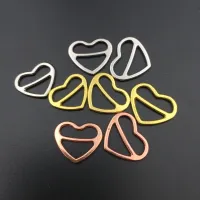 【CW】 wholesales 20 pcs / lot Zinc alloy bra sliders heart shape lingerie strap adjusters swimwear