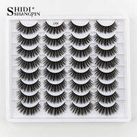 SHIDISHANGPIN ใหม่16คู่ขนตา3D ธรรมชาติขนตาปลอมหนา10รูปแบบ Eye Lashes Extension