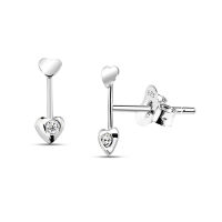 925 Sterling Silver Crystal Stud Earring , Silver Stud Earring , Tiny Silver star heart crystal Stud Earring, Kids stud Ear stud , ต่างหูสตั๊ดคริสตัลเงินแท้ 925 , ต่างหูสตั๊ดเงิน , ต่างหูสตั๊ดคริสตัลหัวใจดาวเงินจิ๋ว , ต่างหูสตั๊ดเด็ก