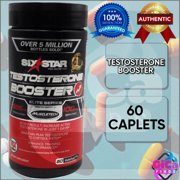ON HAND! MuscleTech Six Star Testosterone Booster, Boron Citrate 60