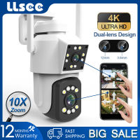 LSEEE icam365 10X ซูมกลางแจ้งกล้องวงจรปิดไร้สาย, IP กล้องรักษาความปลอดภัย WIFI, 8MP 4K สีเต็มรูปแบบ, Night Vision, การติดตามมือถือ, พูดคุยสองทาง,