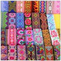 ☎ 5yards/piece Width 5cm Embroidery Lace Fabric Webbing For Clothes Handmade Ribbon Accessory