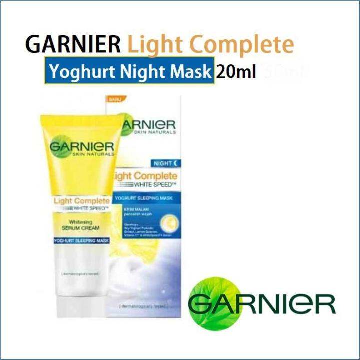 GARNIER LIGHT COMPLETE YOGHURT SLEEPING MASK NIGHT CREAM 20 ML Lazada Indonesia