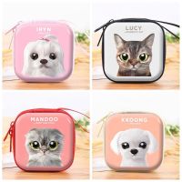 Coin Purses Creative Children 39;s Cartoon Figures Cat and Dog Toys Gift Gift Earphone Packaging Box Emojis Small Coin Purse 2022