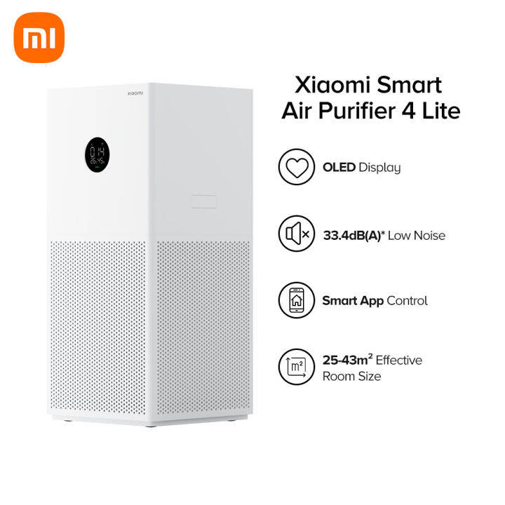 XIAOMI Smart Air Purifier 4 Lite OLED Display High Efficiency Filter