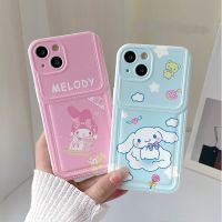 เคสโทรศัพท์ซิลิโคนนิ่มลายการ์ตูนน่ารัก My Melody เคสโทรศัพท์มือถือ Cinnamoroll สำหรับ iPhone 14 Pro Max 13 Pro Max ฝาหลังสำหรับ iPhone 12 Pro Max 11