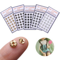 123ZOUUI 10/24pcs 5mm Snap ที่มองไม่เห็น ตุ๊กตาจิ๋ว เสื้อผ้าตุ๊กตา DIY ปุ่มมินิ หัวเข็มขัดโลหะ หัวเข็มขัดเย็บเสื้อผ้า