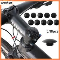 WENKEN 5/10pcs วัสดุยาง สกรู M6 เครื่องประดับ ฝาครอบก้านด้านบน จักรยาน MTB กลางแจ้ง อะไหล่สลักเกลียว ฝาครอบหูฟังจักรยาน