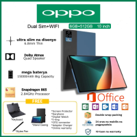 2023 บาโก!!! 5G Oppo แท็บเล็ตพีซี 10 นิ้ว Android 8 (6GB RAM 512GB ROM) สองซิม 4G LTE WiFi