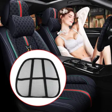 Breathable Car Seat Lumbar Support Cushion Universal Office Chair Massage  Back Protection Support Pillow Driver Waist Rest Mat