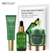 BREYLEE Skin Care Set Acne Treatment Serum Facial Sheet Mask Face Cream