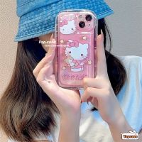 เคสโทรศัพท์มือถือ TPU แบบนิ่ม ลายการ์ตูนคิตตี้ สําหรับ iPhone 14 13 12 11 Pro Max X XR Xs Max 8 7 6 6s Plus SE 2020