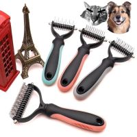 Dog Brush Pet Dog Hair Remover Cat Comb Pet Grooming and Care Brush for Matted Long Hair and Short Hair Curly Dog Supplies