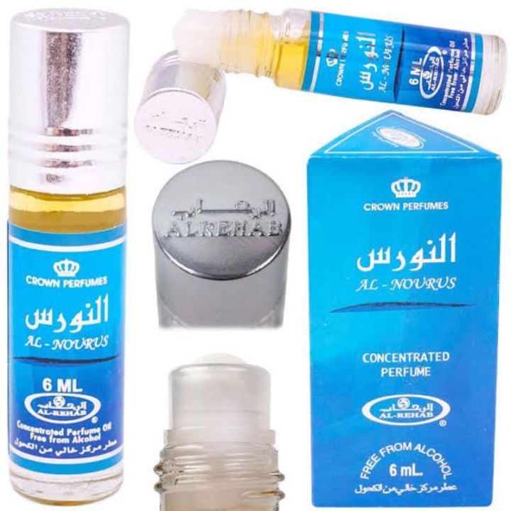น้ำ-หอม-อาหรับ-แบบพกพา-al-rehab-perfume-oil-al-nourus-by-al-rehab-6ml-ปราศจากแอลกอฮอล์