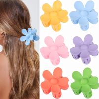 23 New 6 Pack Hair Clips For Women, Hair Claw Clips 2.85 Inch Flower Hair Clips, Y2K Accessories Medium Hair Clips Sturdy Claws Clips F