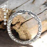 ๑  high-grade embossed old dragon bracelet door comment with personality relief grain heirloom