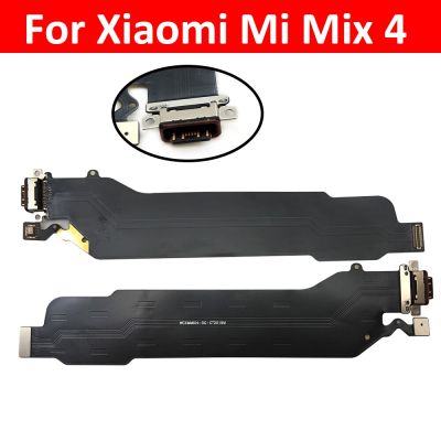 USB ใหม่ชาร์จพอร์ตตัวเชื่อมต่อบอร์ดเฟล็กซ์เหมาะสำหรับ Xiaomi Mi Mix โมดูลไมโครโฟน4 Mix4 5กรัม