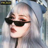 แฟชั่นสำหรับผู้หญิงแว่นตากันแดดสีดำขนาดเล็กแว่นตากันแดดผู้หญิง Shades Vintage สี่เหลี่ยมผืนผ้าย้อนยุคแว่นตาผู้ชายแว่นตา