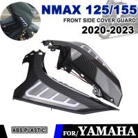 สำหรับยามาฮ่า NMAX155 Nmax125 NMAX 125 155 2020 2021 2022 2023ที่ปิดแผงด้านข้างของประดับจักรยานยนต์ด้านหน้าพร้อมสัญญาณไฟ LED