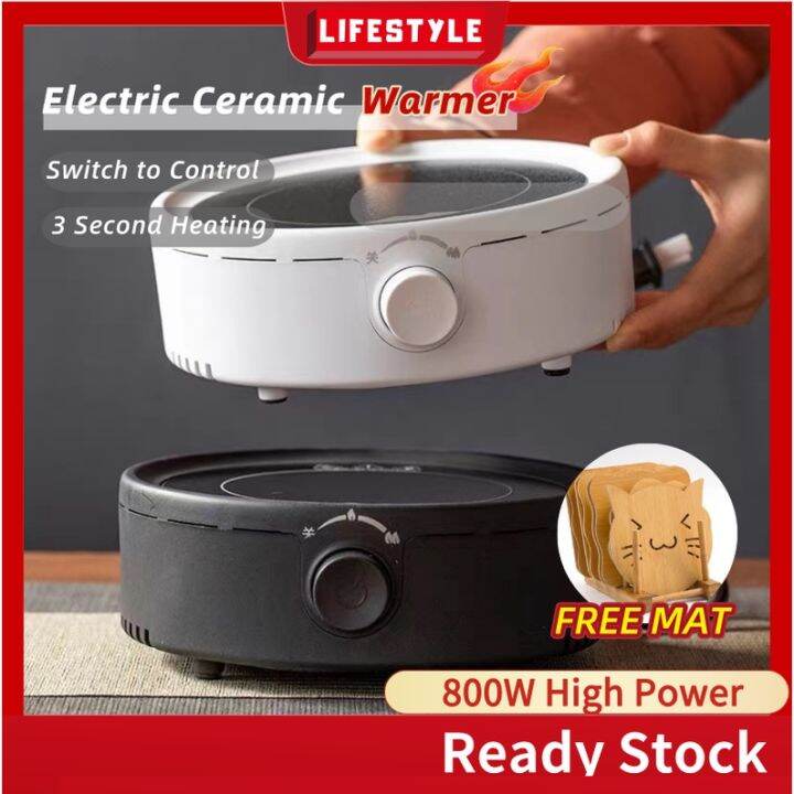 LIFESTYLE 800W Electric Ceramic Induction Cooker Tea Coffee Moka Heater