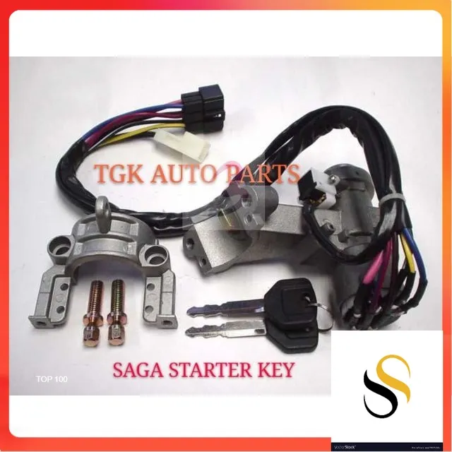 PROTON SAGA , ISWARA STARTER KEY WITH IGNITION SWITCH Lazada