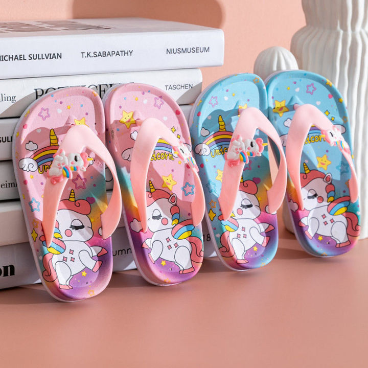 Summer New Non-slip Children's Flip-flops Girls Fashion Beach