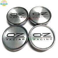 Car DIY 4PCS 58MM OZ LOGO Wheel Car Automobile Cap Center Cover Sports Wheel High Style Black Chrome Fit for OZ Wheel