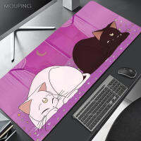 แล็ปท็อป M ousepad น่ารัก, Kawaii อะนิเมะแมว deskmat, XXL ขยายโต๊ะเล่นเกม, ที่มีคุณภาพสูงสีชมพูอะนิเมะแผ่นรองเมาส์ Gamer keyboardhot