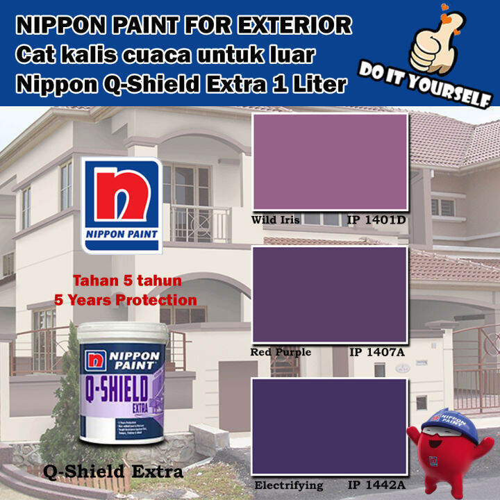 red purple nippon paint